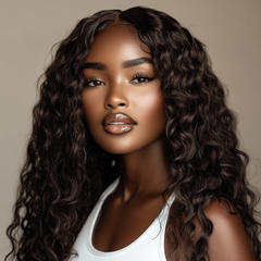 DNA- Natural Deep Wave Kinky Curly (3b-4a)