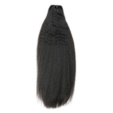 DNA- Slightly Kinky Natural Straight Hair Extensions (1B-1C)