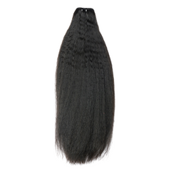 DNA- Slightly Kinky Natural Straight Hair Extensions (1B-1C)