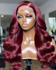 13x6 HD Lace Frontal Closure Wig-Cherry